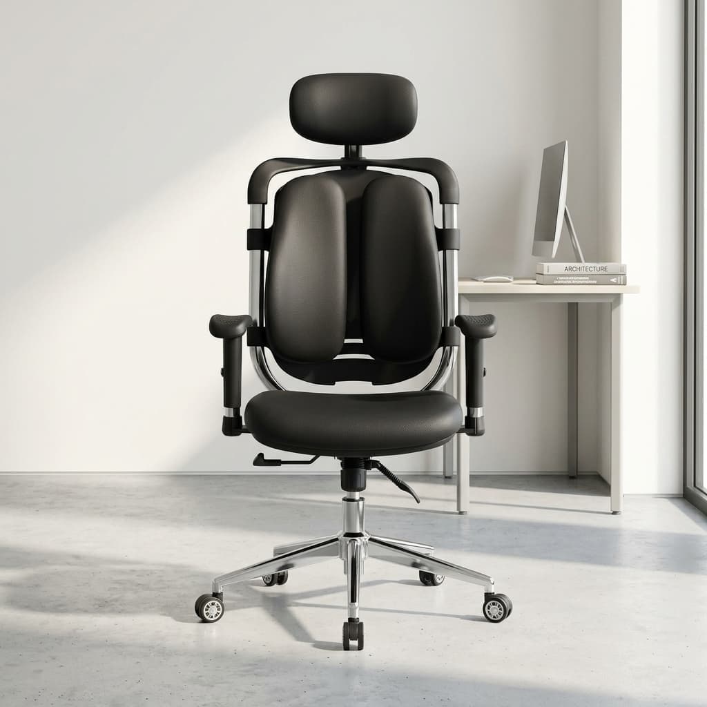Ergonomic Dual-Back Mesh Chair